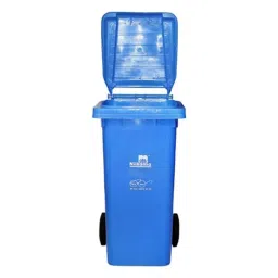 Nilkamal 120 Litre Blue Virgin Plastic Wheel Dustbin, WB120L, Dimension: 92x48x55 cm-image-25