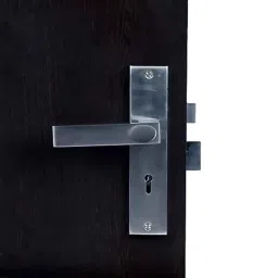 Handle Waala Fasino 60mm Stainless Steel Silver 6 Lever Heavy Duty Mortise Door Lock Set-image-9