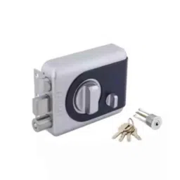 Quba Stainless Steel Antique Brass Finish One Side Key &a; Knob Trident Dead Bolt Rim Lock with Dimple Key, 910.0238.4010-image-58