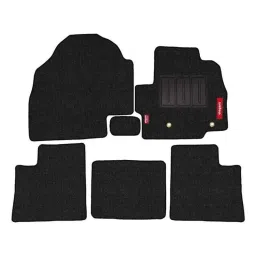 Elegant Carry 5 Pcs Polypropylene Black 2D Car Floor Mat Set for Mahindra KUV100-picture-15