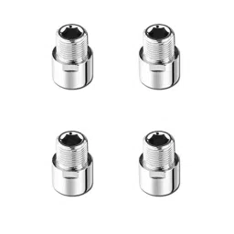 Spazio 1 inch Brass Chrome Finish Extension Nipple (Pack of 4)-picture-39
