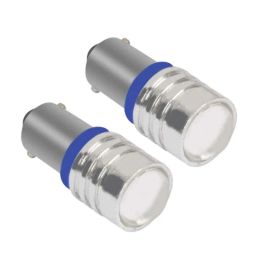 AllExtreme EXPLBB2 2 Pcs T10 5 SMD Cool Blue LED Projector Light Set-31