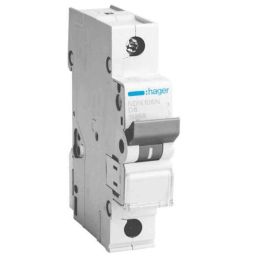 Hager 25A Single Pole D Curve h3 MCB, NDN125N, Breaking Capacity: 10 kA (Pack of 12)-picture-12