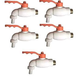 Zesta Plastic White Heavy Duty Turkey Nozzle Bib Cock Tap (Pack of 2)-picture-23