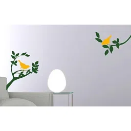 Asian Paints BR04C Wall Ons 1x2.5ft Vinyl Branch with 2 Birds Decorative Self Adhesive Wall Sticker, HPCA13562-picture-13