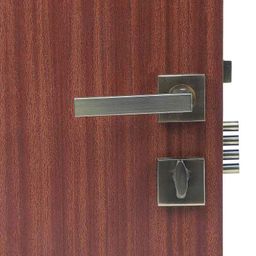 Handle Waala Rose LB-301 60mm Stainless Steel Silver One Side Key Mortise Door Lock Set-image-59