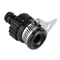 TEXUM TX-TC 2.56 inch Rubber &a; Stainless Steel Black Water Hose Tap Connector-picture-8