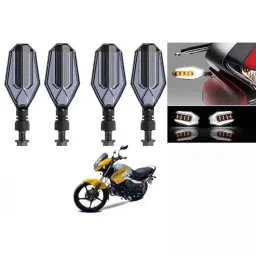 Cartronics U Shape White&a;Yellow Front &a; Rear Side Led Indicator for Bajaj Pulsar Ss400Pack Of 4 Pcs, CAR-UXFYSD-picture-35