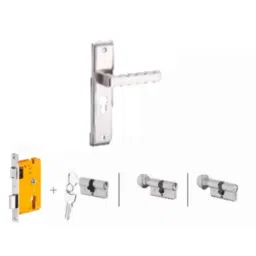 Dorset Kaira HL KAI 8 inch Stainless Steel Lock Set with Both 70mm Side Key Cylinder (Pack of 4)-image-36