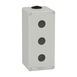 Schneider Electric Harmony XAP XAPD3503 SL 22mm M25 Die Cast Zinc Alloy Grey Empty Control Station, 80x175x77 mm-36