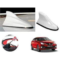 Auto Pearl ABS White Universal Replacement Shark Fin Car Roof Antenna For Maruti Suzuki Baleno RS 2019-image-47