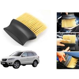Auto Pearl Nylon Beige Car Dashboard Dust Cleaner Brush for Terracan-picture-3