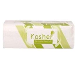 Kosher 150 Tissues 21x23cm Multi Fold Paper Tissue &a; Restroom Towel, (Pack of 6)-47