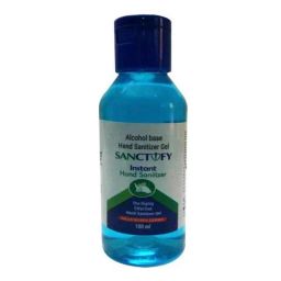 Santify 100ml 75% Isopropyl Alcohol (IPA) Gel Based Hand Sanitizer (Pack of 5)-image-47