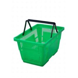 Bigapple 28L Plastic Green Shopping Basket without Wheels, SB-28-GREEN-image-63