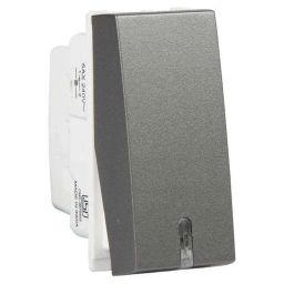 Havells Oro 6A Polycarbonate Magnesium Grey One Way Switch with Indicator, AHOSXIG061-picture-33