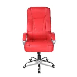 Chair Garage Leatherette Red Adjustable Height Office Chair with Back Support, CG156-image-77