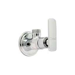 Oleanna OBFSD02 Brass Silver Chrome Finish Angle Cock with Wall Flange-image-46