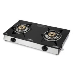 Surya Crystal 2B Stainless Steel 2 Burner Glass Cooktop-picture-1