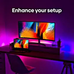 RADIYON 5M Smart RGBIC LED Strip with App Control, Music Sync, 60led/m Light Strip Light image 5