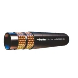 Parker 301SN-R2 3-1/2 inch 1m Synthetic Rubber Braided Hydraulic Hose, 301SNPM-56PM-picture-7