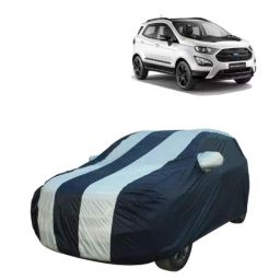 AllExtreme FE7005 Blue &a; Silver Custom Fit Car Body Cover for Ford Eco Sport-picture-45