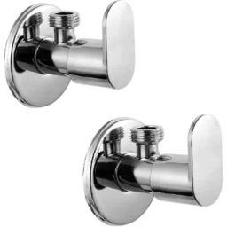 IRIS OPAL Steel Chrome Finish Silver Angle Cock (Pack of 2)-image-28