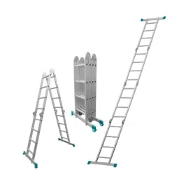 Total 150kg 4x4 Step Aluminium Multi Purpose Ladder, THLAD04441-image-15
