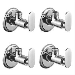 10X AV-8090 15mm Brass Angle Valve Cock (Pack of 4)-picture-25