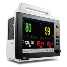 Schiller TRUSCOPE III TFT LCD Touch Screen Portable Patient Monitor with Nellcor SpO2 Technology-38