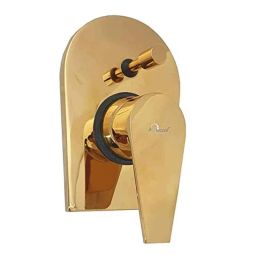 Aquieen Luxury Series Rose Gold Wall Mounted Hi Flow Diverter Body with Plate-picture-41