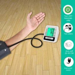 MCP Blood Pressure Monitor with Smart 3 Coloured Backlight Display, Adapter, Dual User &a; Voice Feature, YP-620 image 3