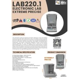 Hsco 220g   Extremely Precise Electronic Lab Weighing Scale, image 2