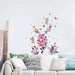 Asian Paints W107WZ41L45 Wall Ons 1.5x2.3ft Vinyl Rainforest Botanical UV Printed Self Adhesive Wall Sticker, HPCA21030-picture-38