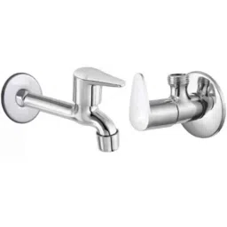 Fastgear Fusion Stainless Steel Long Body Tap Set with Angle Wall Valve by Moglix-picture-30