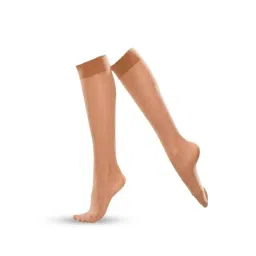 Healthshine HS501 Nylon &a; Spandex Beige Knee Length Medical Compression Stockings, Size: XL-image-55