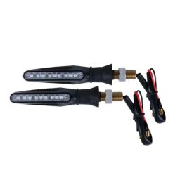 AllExtreme EXBILB2 2 Pcs Blue Bar Style Front Rear Blinker Indicator Set-image-28