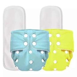 Fastgear Cotton Reusable Baby Diaper with Insert Pad, FG2617, Size: Extra Small-image-131