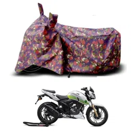 Winted Polyester UV &a; Water Resistant Bike Body Cover for TVS Apache, WIN-P-158-picture-38