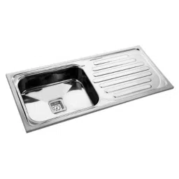 APL Apollo Edge 27x18x8 inch Single Bowl Kitchen Sink with Drain Board, TP242-image-27