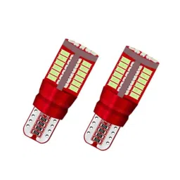 AllExtreme EXW5WP2 2 Pcs 5W T10 57 SMD White LED Parking Light Set-44