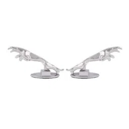 AllExtreme 2 Pcs Chrome Styling Jaguar Metal Emblem Set-29