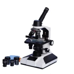ESAW 40-1500x Monocular Student Compound Microscope with Semi Plan Achro Objectives Led Illumination &a; Kit, MONOSEMI-5