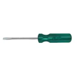 Baum 6mm Magnetic Flat Tip Screwdriver with Transparent Green Acetate Handle, Art-314, Blade Length: 150mm (Pack of 12)-picture-12