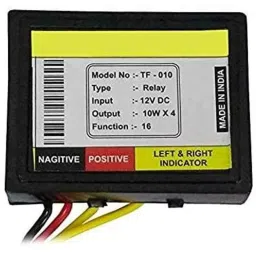 AOW Universal Bike Hazard Flasher, Waterproof 16 Patterns Flasher Relay for LED/Bulb Indicators f-2-image-31