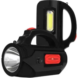 Pick Ur Needs 150W Black Long Range Emergency Rechargeable Torch with Side COB &a; USB, EL-Focus-picture-47