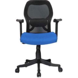 Rajpura Matrix Medium Back Black &a; Blue Revolving Office Executive Chair, RSE103-Black &a; Blue-image-85