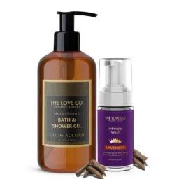 the love co The Love Co. 2159 300ml Oudh Accord Body Wash &a; 120ml Lavender Intimate Wash Combo-picture-17