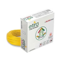 Polycab Etira 2.5 Sqmm 90m Yellow Single Core FR Multistrand PVC Copper Insulated Unsheathed Industrial Cable-image-68