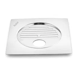 Ruhe 5x5 inch Stainless Steel Glossy Finish Classic Neon Square Flat Cut Floor Drain with Hole, 16-0509-17-picture-48